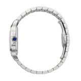 Cartier Santos De Cartier Watch, Large Model, Automatic Winding, Steel Case, Interchangeable Leather Strap