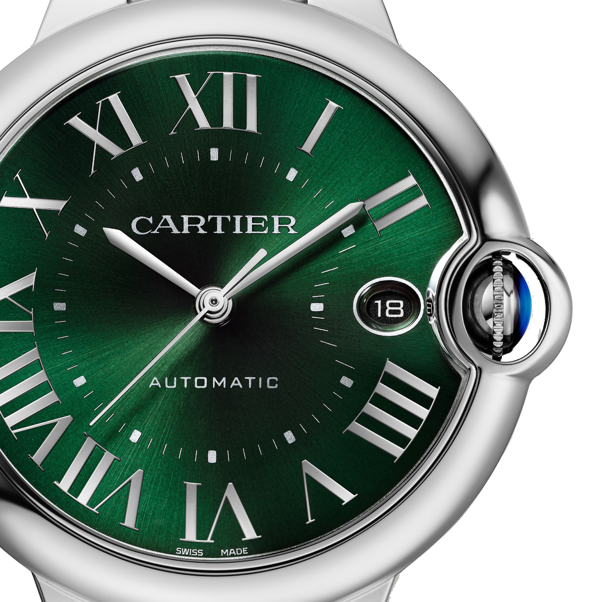 Cartier Ballon Bleu De Cartier Watch, 40mm, Mechanical Movement With Automatic Winding, Steel Cartier Ballon Bleu De Cartier Watch, 40mm, Mechanical Movement With Automatic Winding, Steel