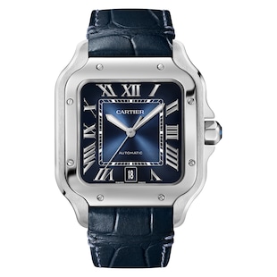 Cartier Santos De Cartier Watch, Large Model, Automatic Winding, Steel Case