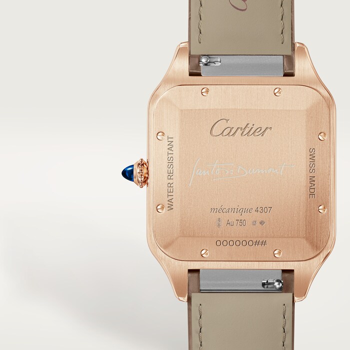 Cartier Santos Dumont Watch, Extra-Large Model, Manual Winding, Rose Gold
