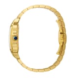 Cartier Santos De Cartier Watch, Large Model, Automatic Winding, 18K Yellow Gold, Interchangeable Leather Strap