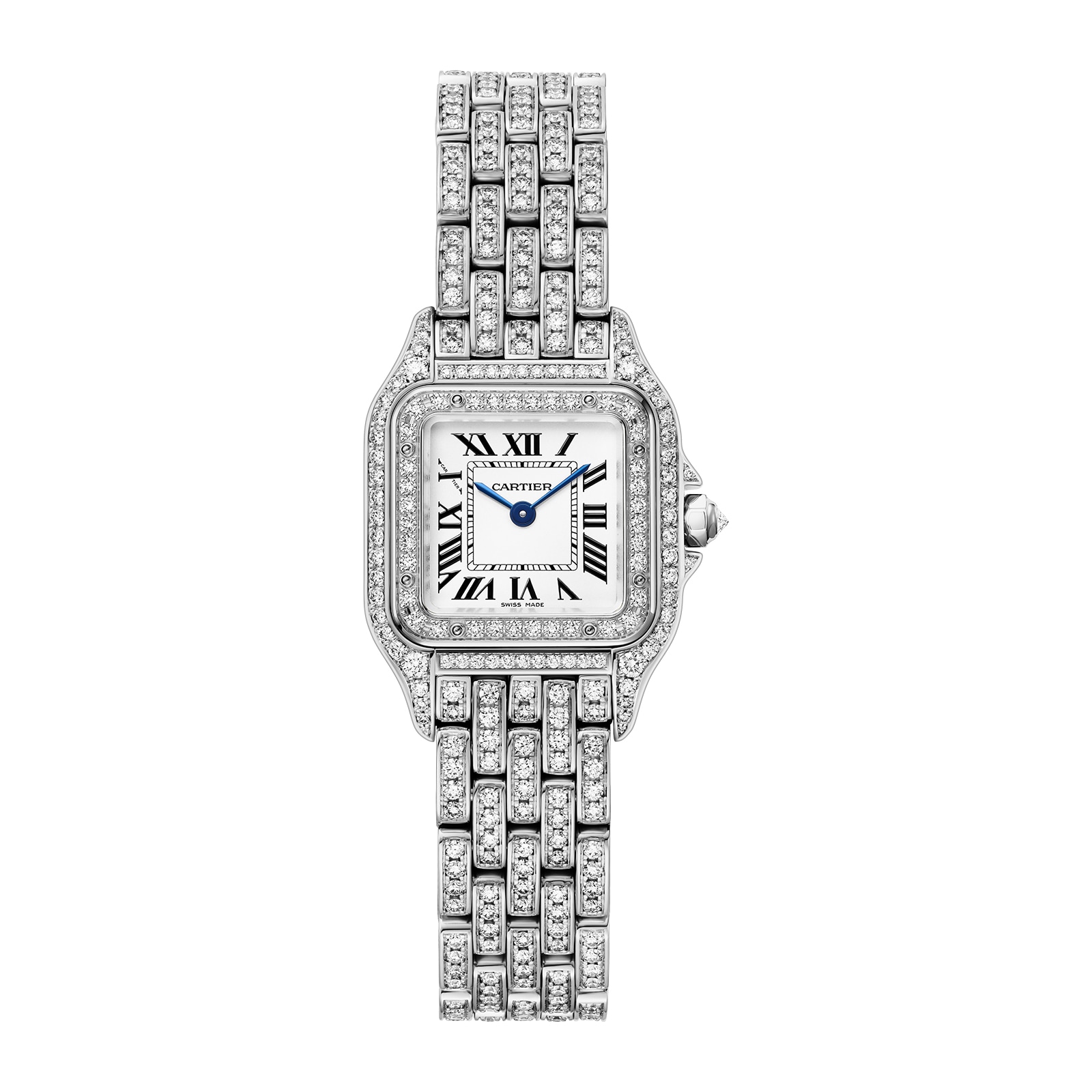 Cartier Panthère De Cartier Watch, Small Model, Quartz Movement, Rhodiumized White Gold Case