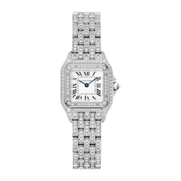 17311527 - Panthère De Cartier Watch, Small Model, Quartz Movement, Rhodiumized White Gold Case