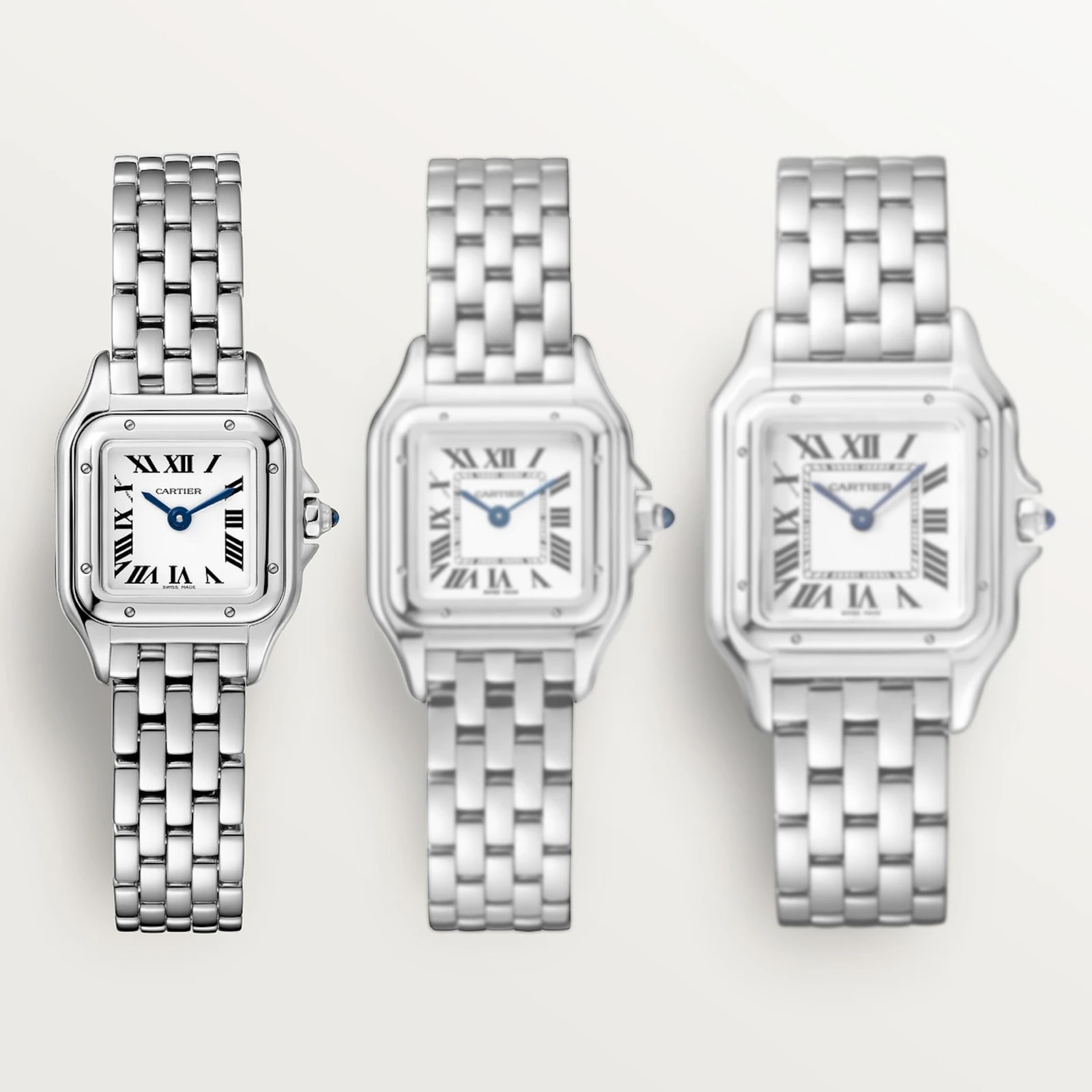 Cartier Panthère De Cartier Watch Mini Model, Quartz Movement, Steel