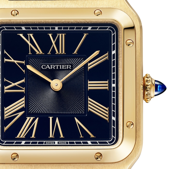 Cartier Santos-Dumont Watch, Large Model, Yellow Gold, High Autonomy Quartz