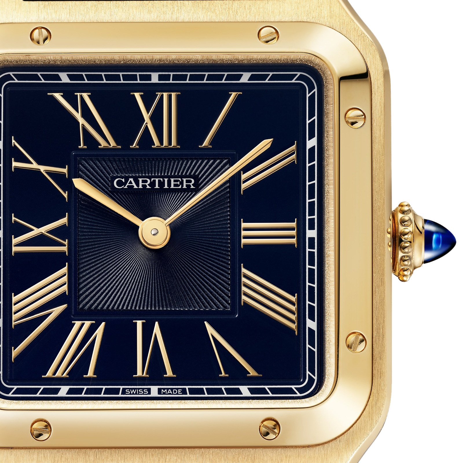 Cartier Santos-Dumont Watch, Large Model, Yellow Gold, High Autonomy Quartz