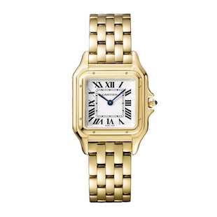 Cartier Panthère De Cartier Watch Medium Model, Quartz Movement, Yellow Gold