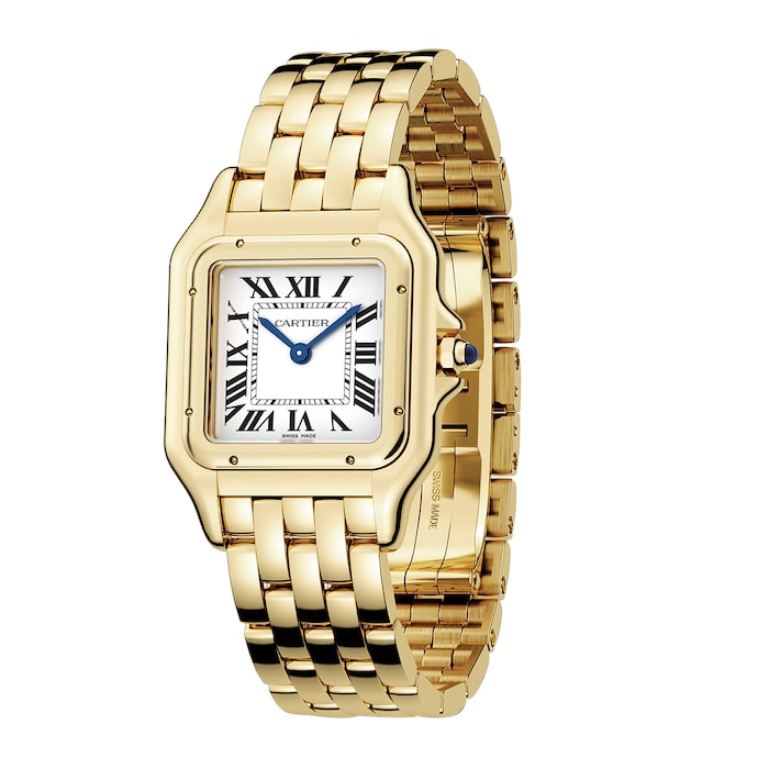 Cartier Panthère De Cartier Watch Medium Model, Quartz Movement, Yellow Gold