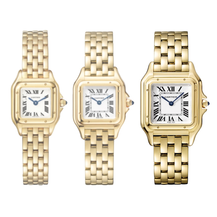 Cartier Panthère De Cartier Watch Medium Model, Quartz Movement, Yellow Gold