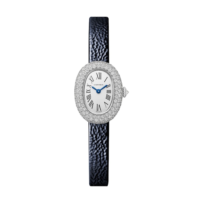 Cartier Baignoire De Cartier Watch, Mini Model, Quartz Movement, Rhodium-Finish White Gold