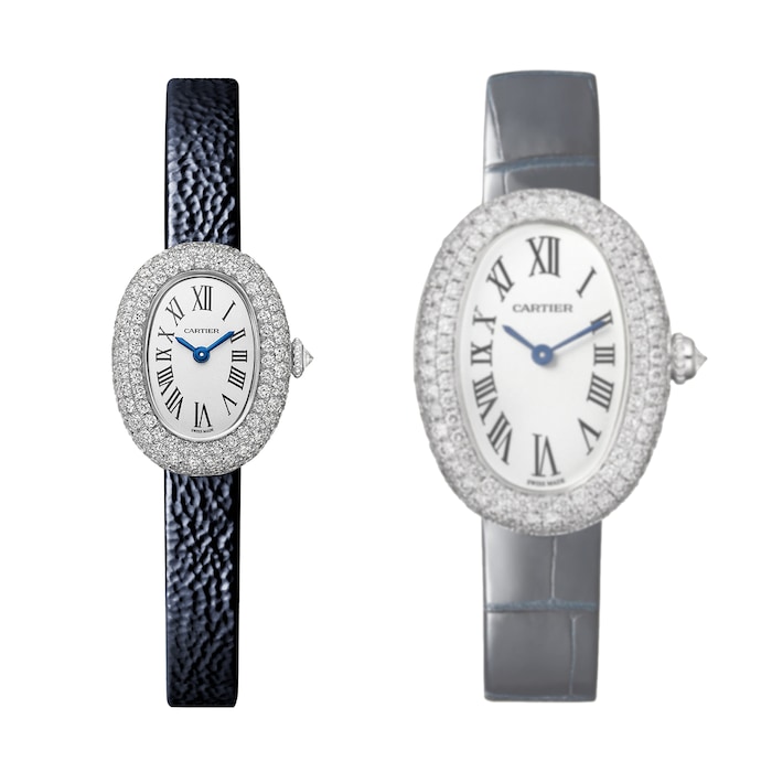 Cartier Baignoire De Cartier Watch, Mini Model, Quartz Movement, Rhodium-Finish White Gold