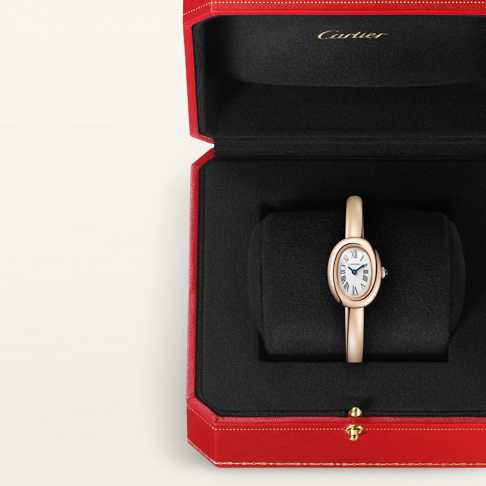 Cartier Baignoire Watch, Mini Model, Size 16, Quartz Movement, Rose Gold