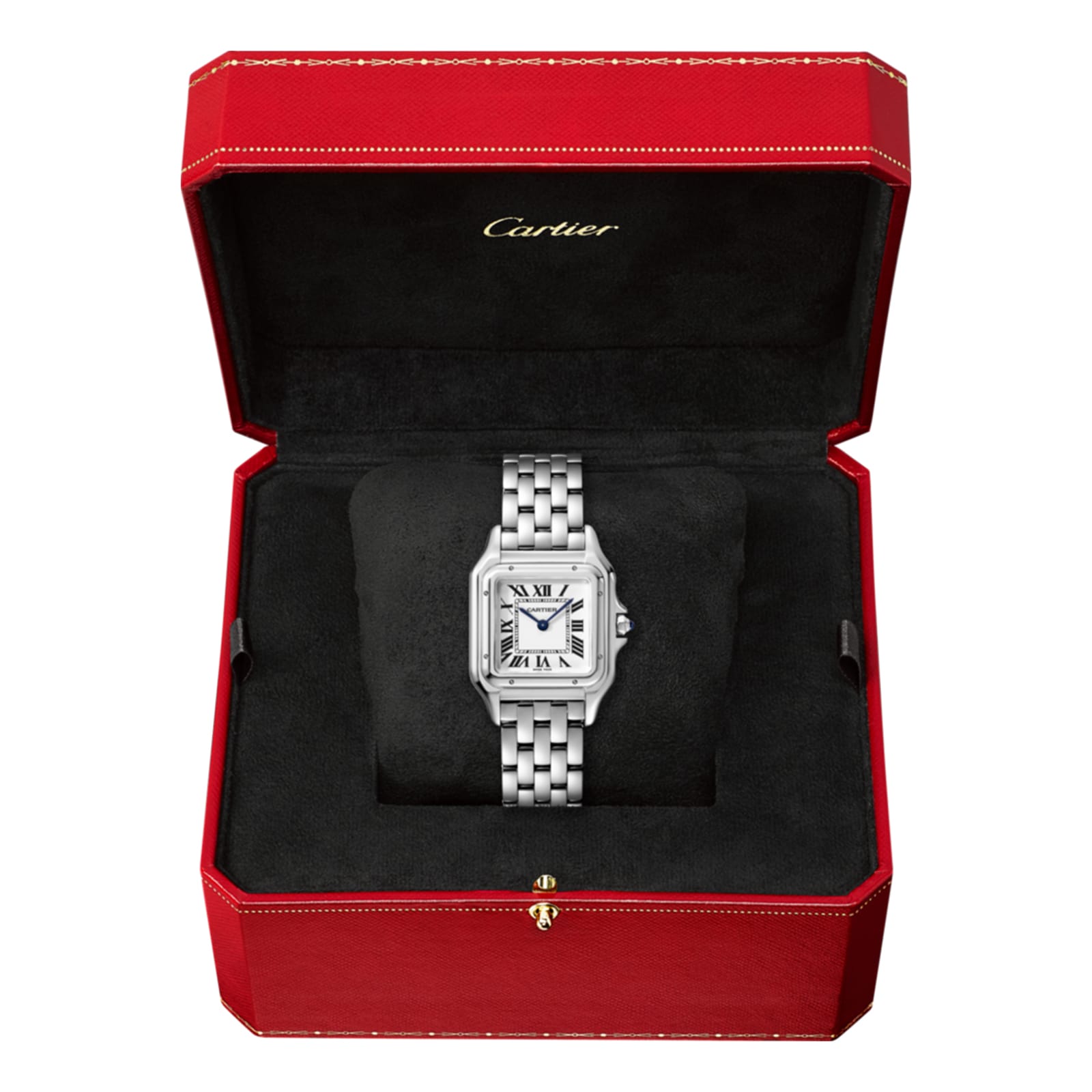 Cartier Panthère De Cartier Watch Medium Model, Quartz Movement, Steel Cartier Panthère De Cartier Watch Medium Model, Quartz Movement, Steel