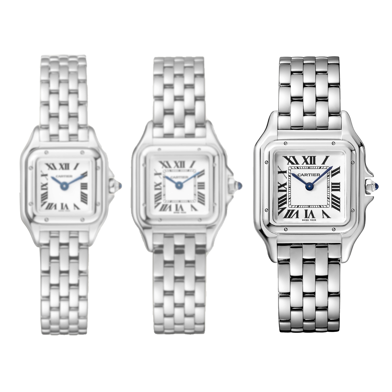 Cartier Panthère De Cartier Watch Medium Model, Quartz Movement, Steel Cartier Panthère De Cartier Watch Medium Model, Quartz Movement, Steel