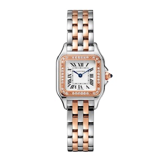 Cartier Panthère De Cartier Watch Small Model, Quartz Movement, Rose Gold, Steel, Diamonds Cartier Panthère De Cartier Watch Small Model, Quartz Movement, Rose Gold, Steel, Diamonds