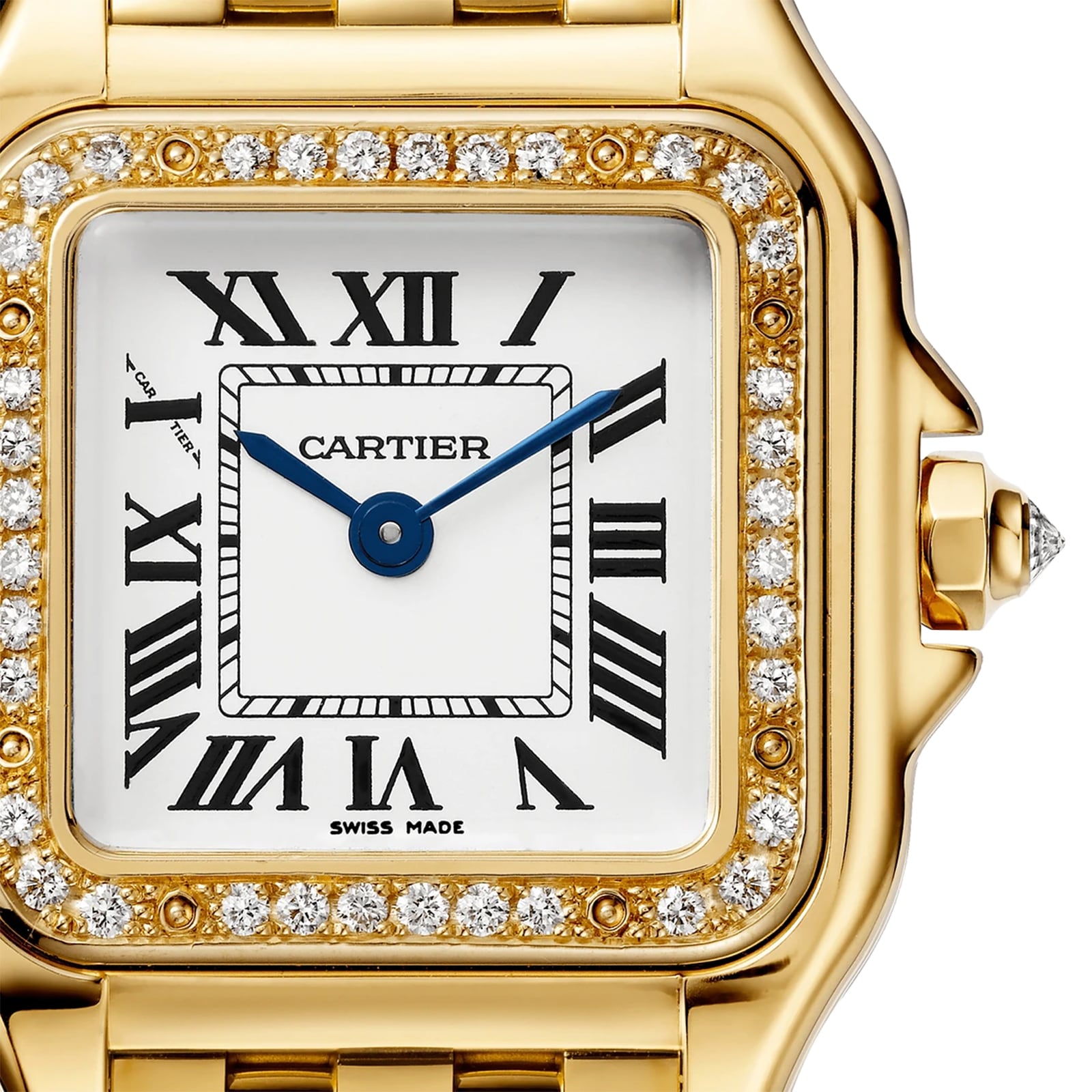 Cartier Panthère De Cartier Watch, Small Model, Quartz Movement, Yellow Gold, Diamonds