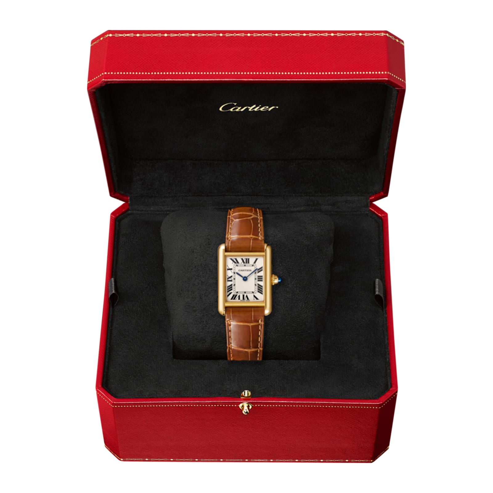 Cartier Tank Louis Cartier Watch Small Model, Quartz Movement, Yellow Gold, Leather Cartier Tank Louis Cartier Watch Small Model, Quartz Movement, Yellow Gold, Leather