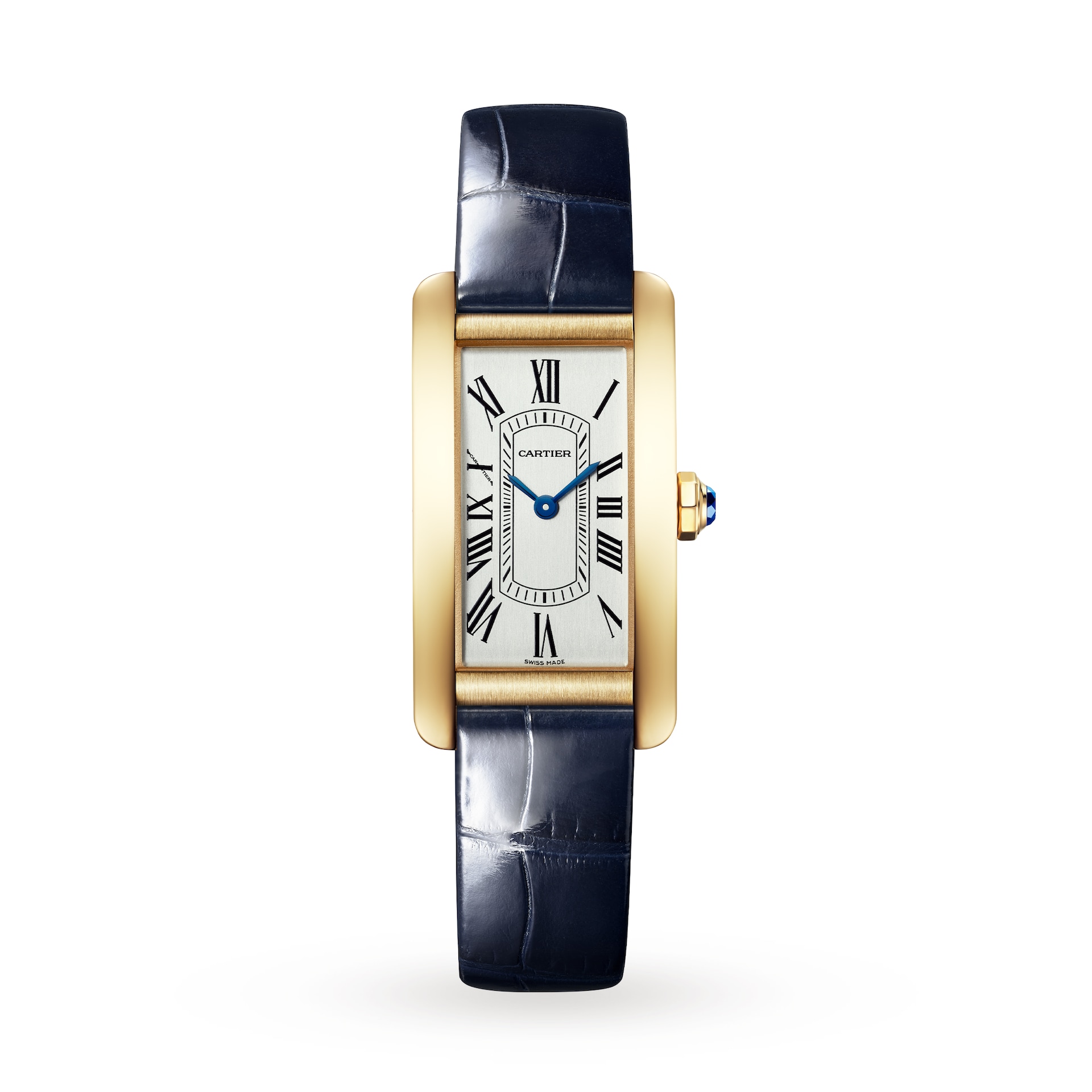 Cartier Tank Américaine Watch, Small Model, Quartz Movement, Yellow Gold Cartier Tank Américaine Watch, Small Model, Quartz Movement, Yellow Gold
