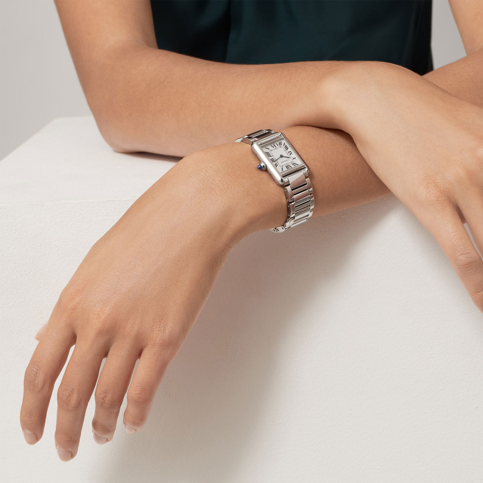 Cartier Tank Must Watch, Small Model, Quartz Movement, Steel Case Cartier Tank Must Watch, Small Model, Quartz Movement, Steel Case