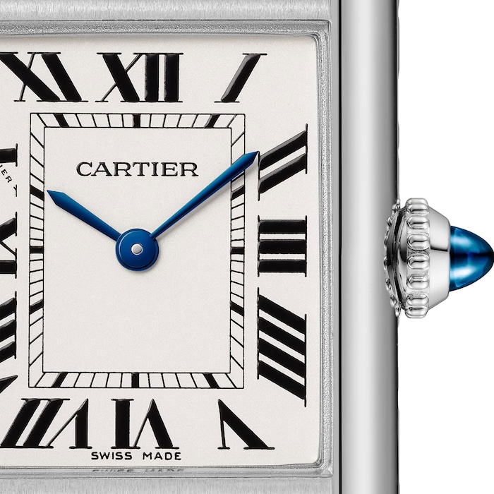 Cartier Tank Must Watch, Small Model, Quartz Movement, Steel Case