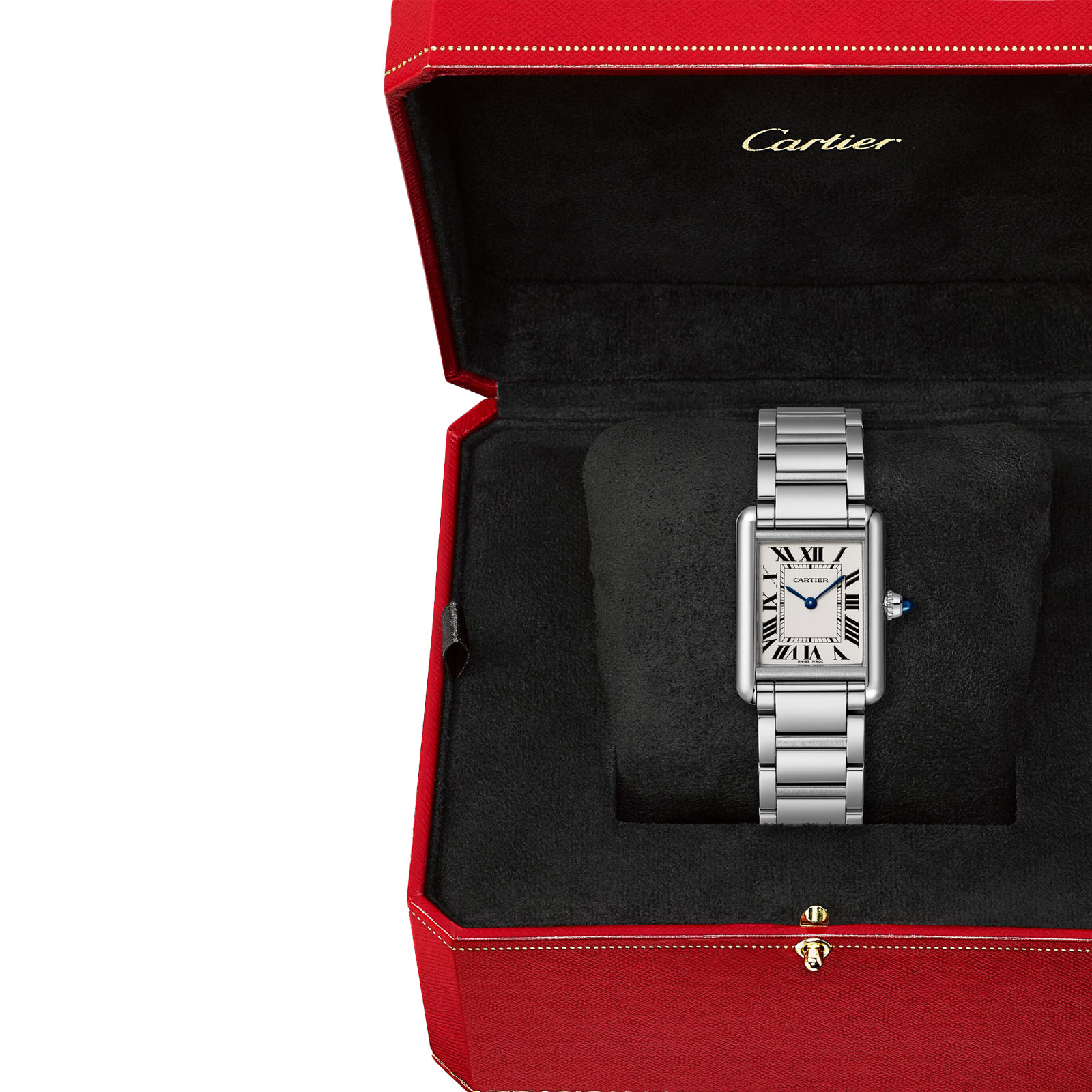 Cartier Tank Must Watch, Small Model, Quartz Movement, Steel Case Cartier Tank Must Watch, Small Model, Quartz Movement, Steel Case