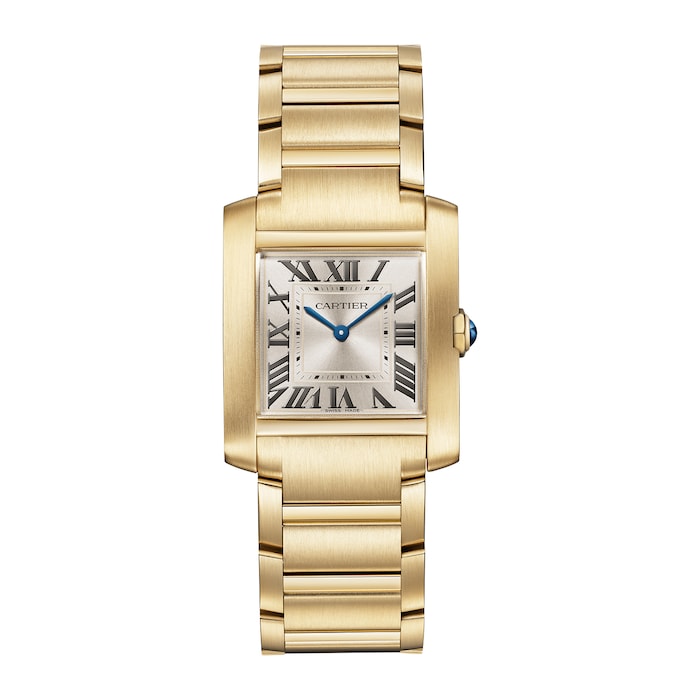 Cartier Tank Française Watch Medium Model, Quartz Movement, Yellow Gold