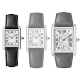 Cartier Tank Must, Small Model, Quartz Movement, Steel, Leather