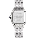 Cartier Panthère De Cartier Watch Small Model, Quartz Movement, Steel, Diamonds