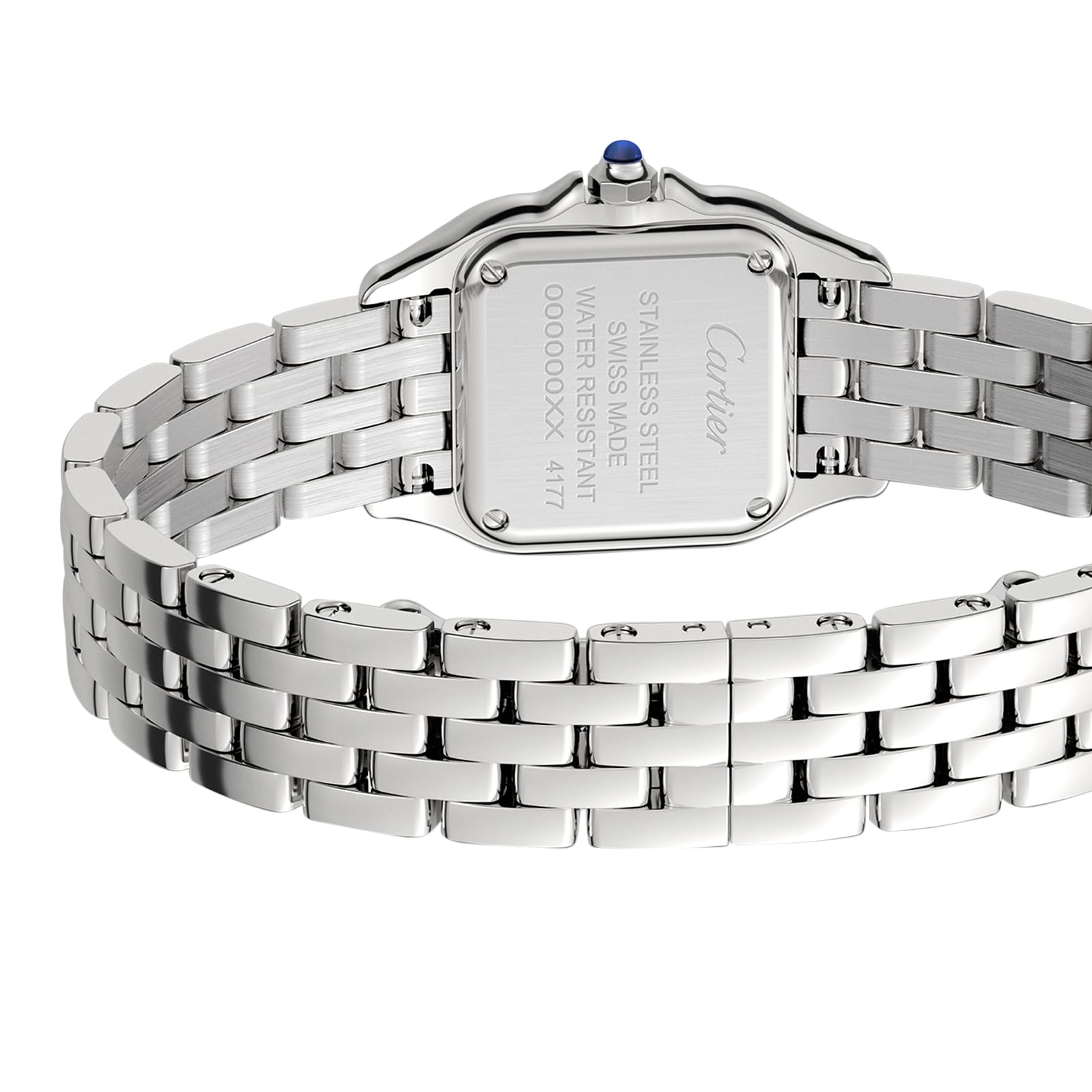 Cartier Panthère De Cartier Watch Small Model, Quartz Movement, Steel, Diamonds Cartier Panthère De Cartier Watch Small Model, Quartz Movement, Steel, Diamonds