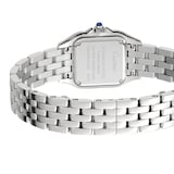 Cartier Panthère De Cartier Watch Small Model, Quartz Movement, Steel, Diamonds