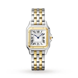 Cartier Panthère De Cartier Watch Medium Model, Quartz Movement, Yellow Gold, Steel Cartier Panthère De Cartier Watch Medium Model, Quartz Movement, Yellow Gold, Steel