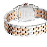 Cartier Panthère De Cartier Watch Medium Model, Quartz Movement, Rose Gold, Steel, Diamonds