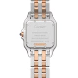 Cartier Panthère De Cartier Watch Medium Model, Quartz Movement, Rose Gold, Steel, Diamonds