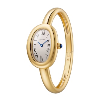 Cartier Baignoire Watch, Small Model, Size 16, Quartz Movement, Yellow Gold Case