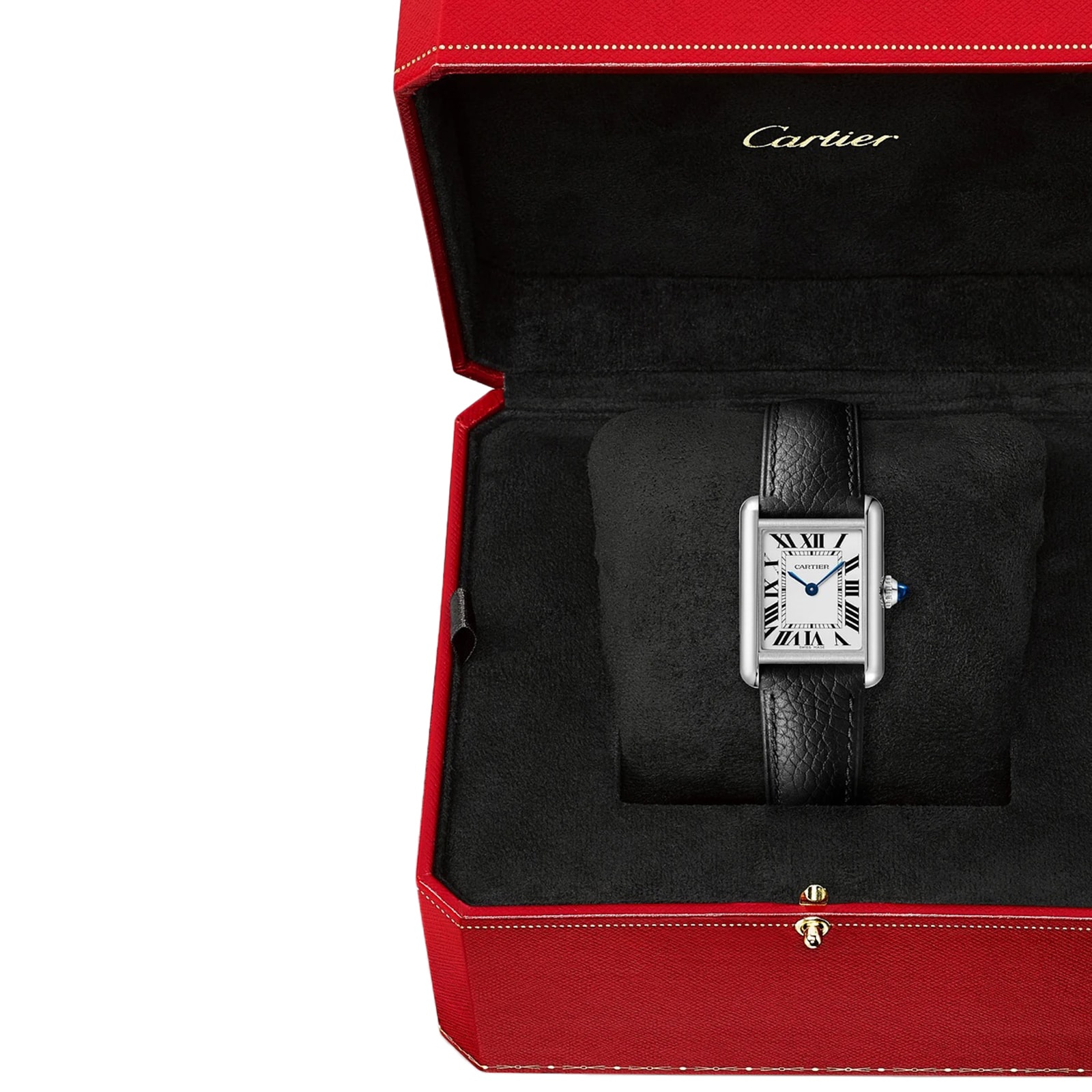 Cartier Tank Must Watch, Small Model, Photovoltaic SolarBeat™ Movement, Steel Case Cartier Tank Must Watch, Small Model, Photovoltaic SolarBeat™ Movement, Steel Case