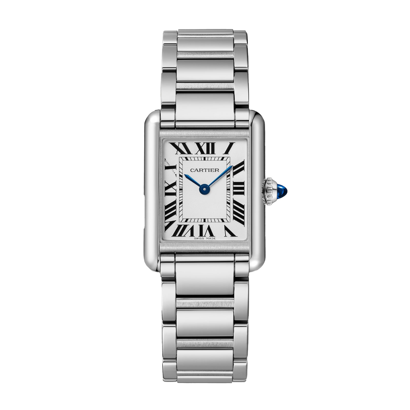 Cartier Tank Must Watch, Small Model, Photovoltaic SolarBeat™ Movement, Steel Case