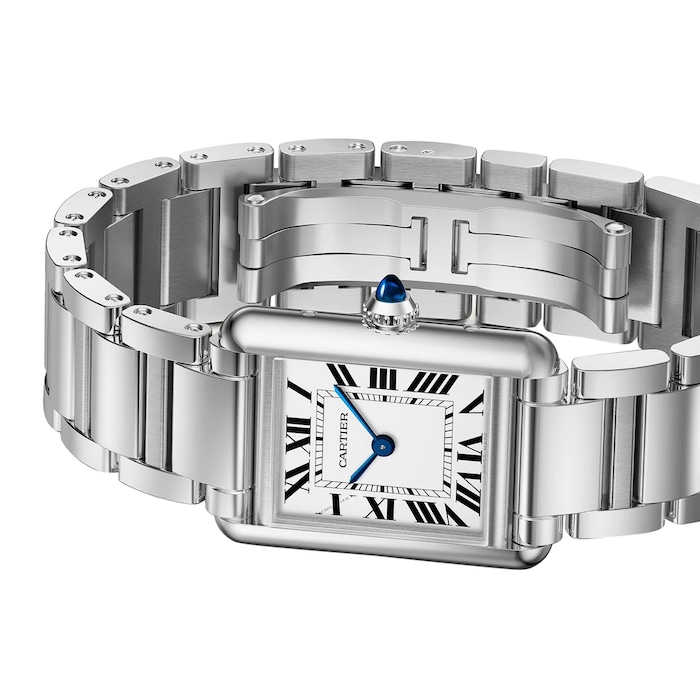 Cartier Tank Must Watch, Small Model, Photovoltaic SolarBeat™ Movement, Steel Case