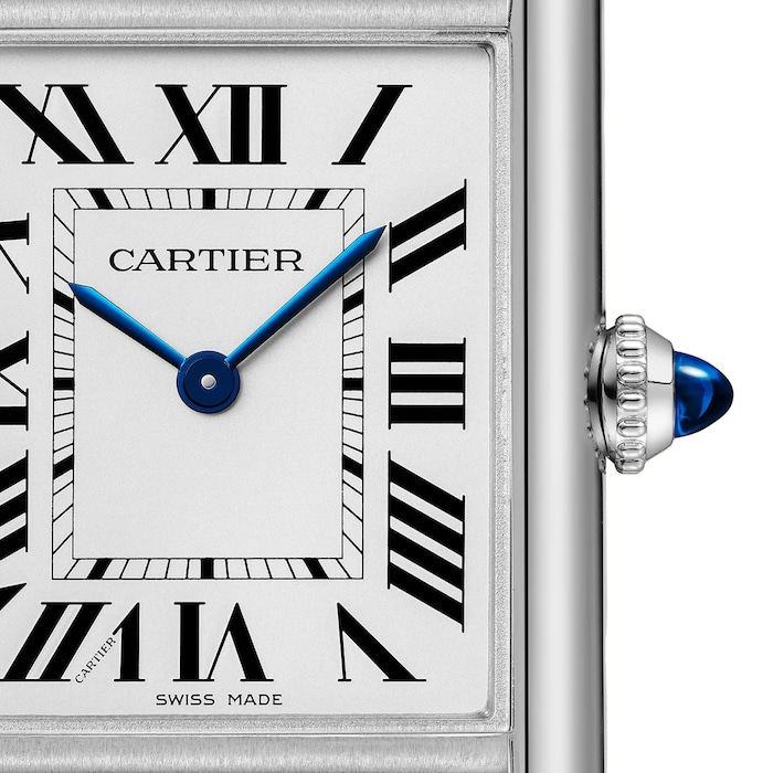 Cartier Tank Must Watch, Large Model, Photovoltaic SolarBeat™ Movement, Steel Case