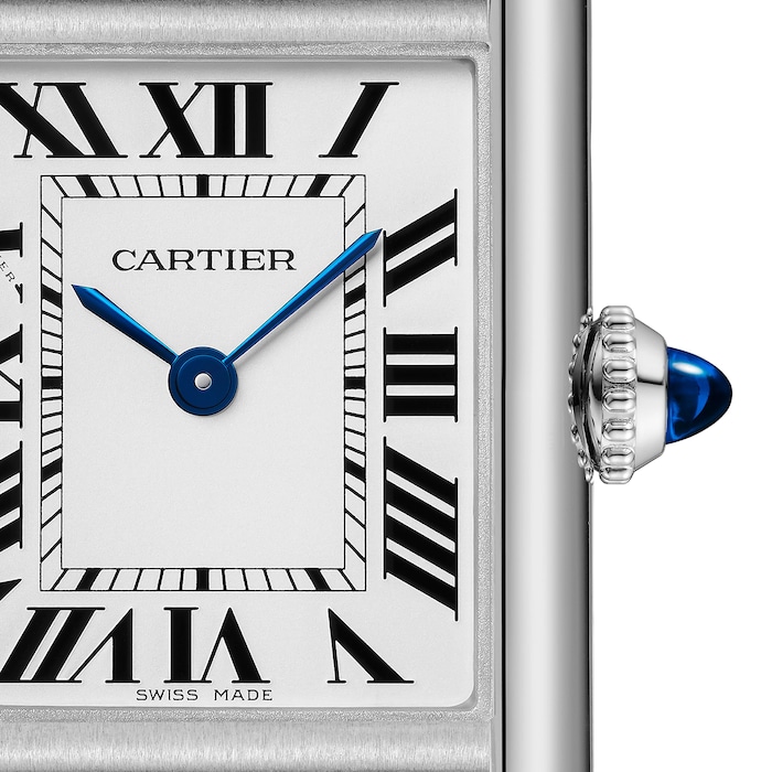 Cartier Tank Must Watch, Small Model, SolarBeat Photovoltaic Movement, Steel Case