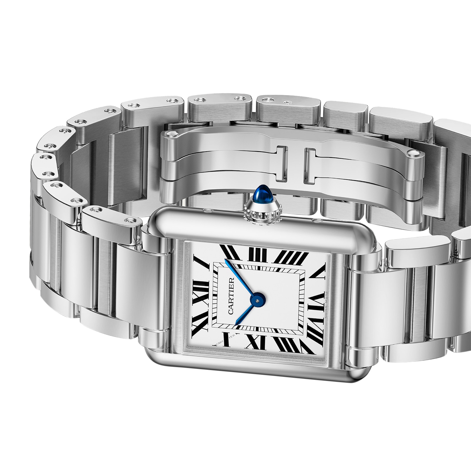 Cartier Tank Must Watch, Small Model, SolarBeat Photovoltaic Movement, Steel Case Cartier Tank Must Watch, Small Model, SolarBeat Photovoltaic Movement, Steel Case