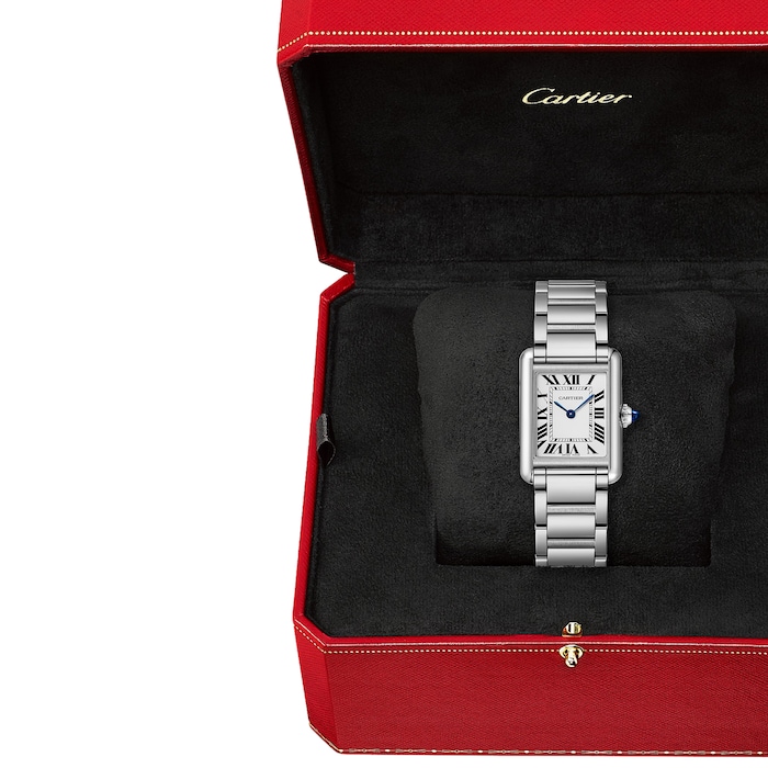 Cartier Tank Must Watch, Small Model, SolarBeat Photovoltaic Movement, Steel Case