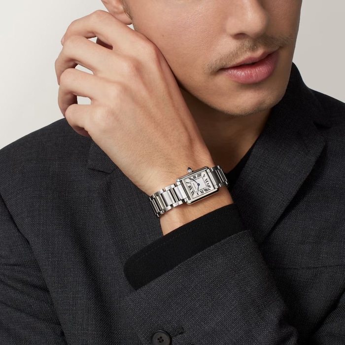 Cartier Tank Must Watch, Small Model, SolarBeat Photovoltaic Movement, Steel Case