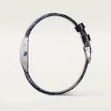 Cartier Tank Américaine Watch, Mini Model, Quartz Movement, Steel, Leather