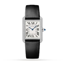 17311592 - Tank Must Watch, Large Model, Quartz Movement, Steel, Diamonds