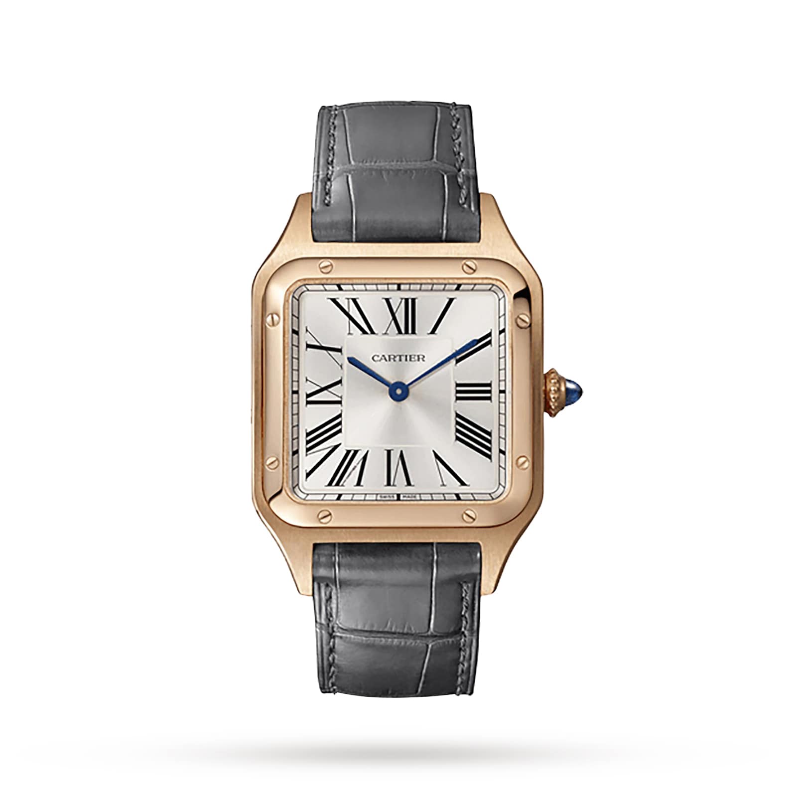 Cartier Santos-Dumont Watch Large Model, Quartz Movement, Rose Gold, Leather Cartier Santos-Dumont Watch Large Model, Quartz Movement, Rose Gold, Leather