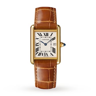 Cartier Tank Louis Cartier Watch Large Model, Quartz Movement, Yellow Gold, Leather Cartier Tank Louis Cartier Watch Large Model, Quartz Movement, Yellow Gold, Leather