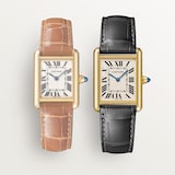 Cartier Tank Louis Cartier Watch Large Model, Quartz Movement, Yellow Gold, Leather