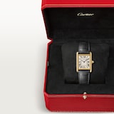 Cartier Tank Louis Cartier Watch Large Model, Quartz Movement, Yellow Gold, Leather
