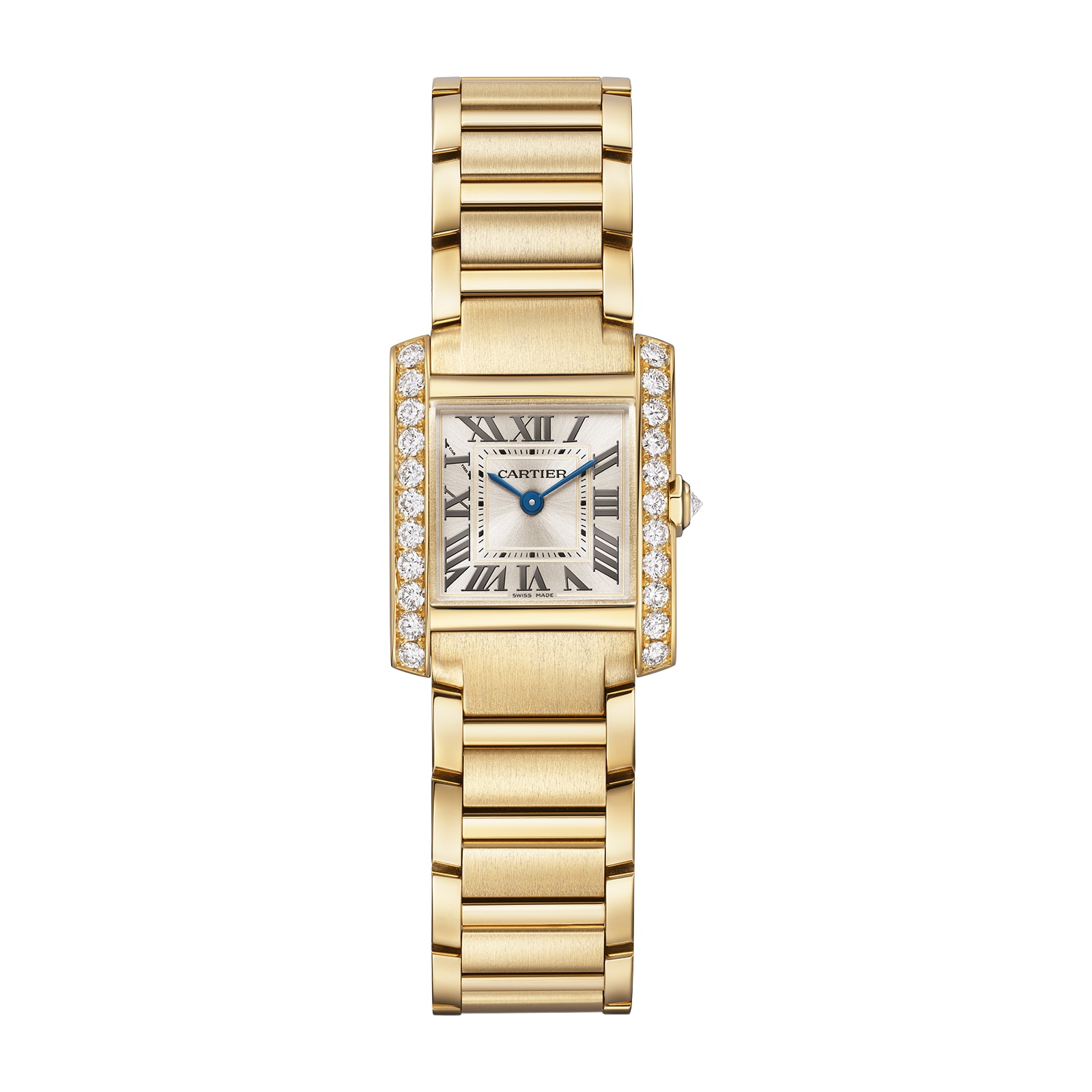 Cartier Tank Française Watch Small Model, Quartz Movement, Yellow Gold, Diamonds Cartier Tank Française Watch Small Model, Quartz Movement, Yellow Gold, Diamonds
