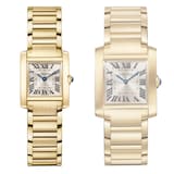 Cartier Tank Francaise Watch, Small Model, Quartz Movement, 18K Yellow Gold Case